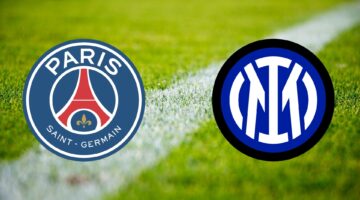 logos psg paris saint germain inter de milan uefa champions league final liga de campeones 2025